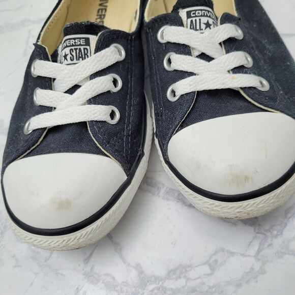Converse All Star Black & White Sneakers Shoes Size: 6 US - Picture 10 of 10